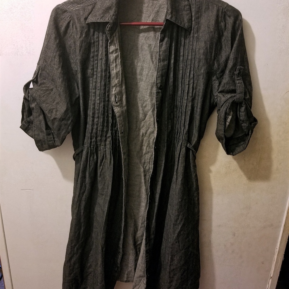 She's Cool Dark Denim Long Top/Dress, size Medium